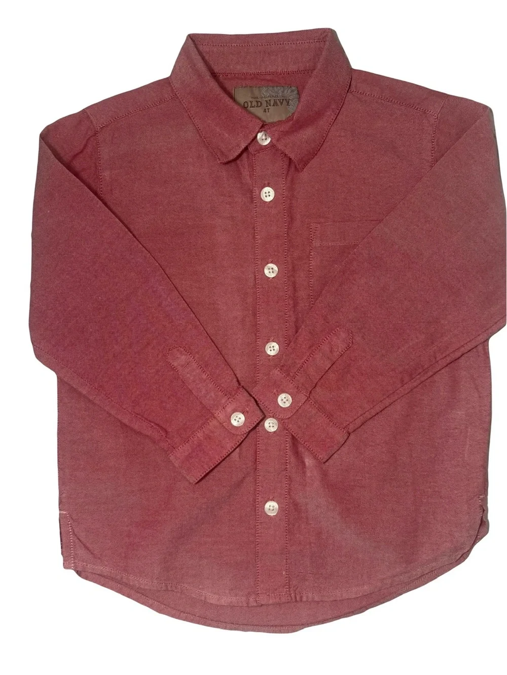 Old Navy Kids 4T Button-Down Shirt - Red